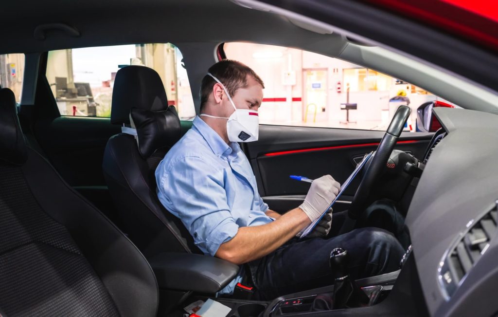 vehicle inspection inside